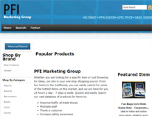 Tablet Screenshot of pfimarket.com